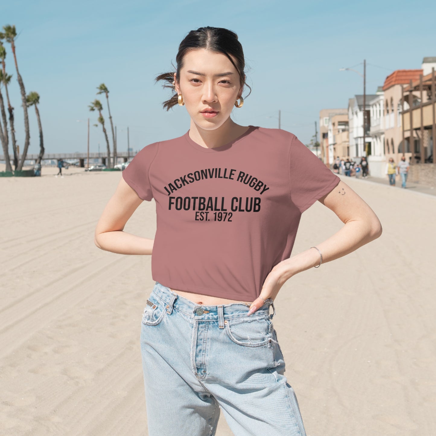 1972 Flowy Cropped Tee