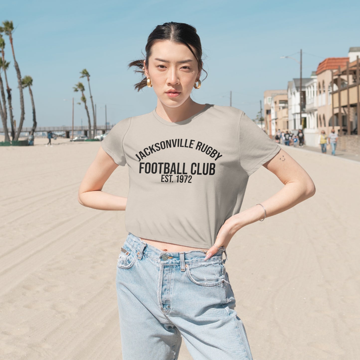 1972 Flowy Cropped Tee
