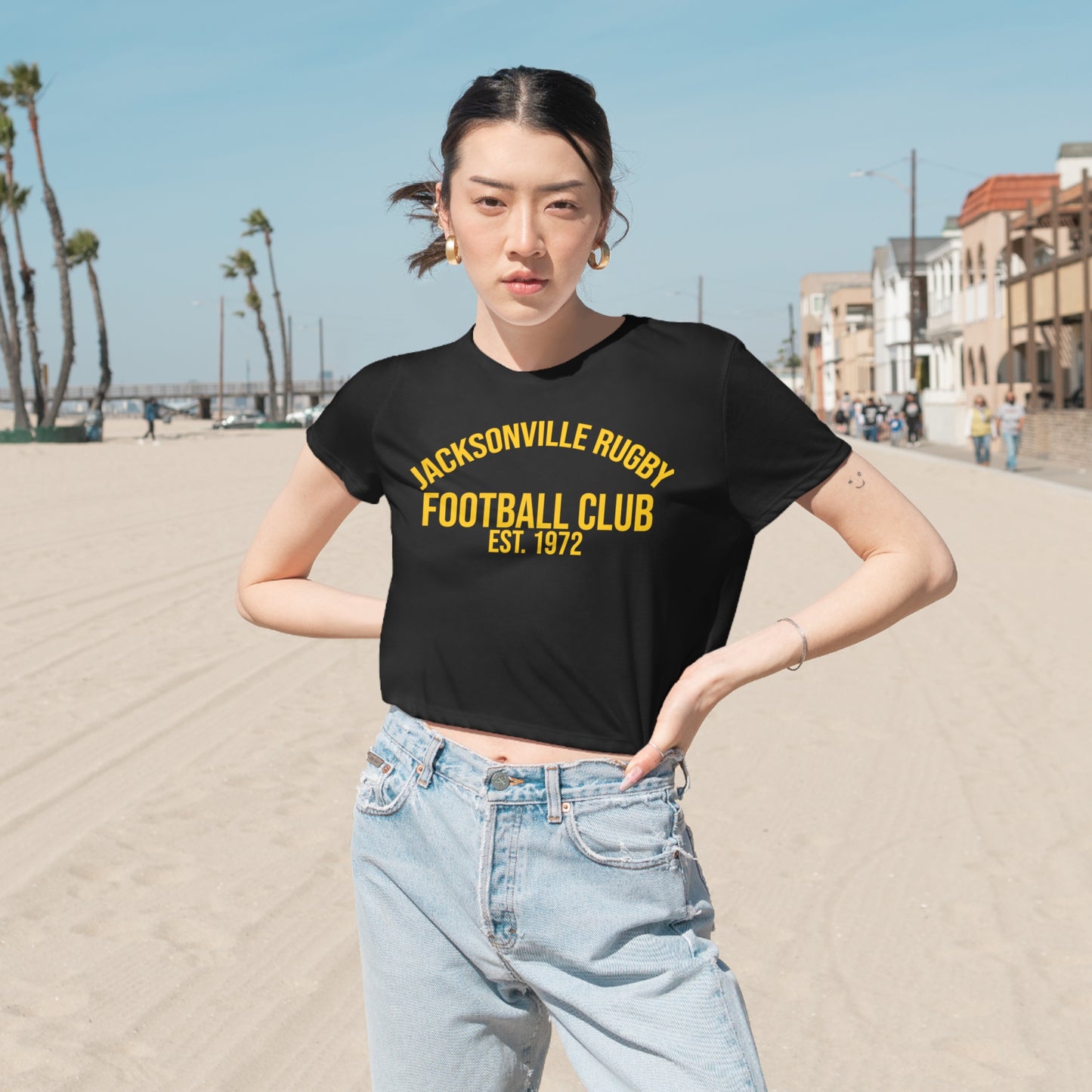 1972 Flowy Cropped Tee