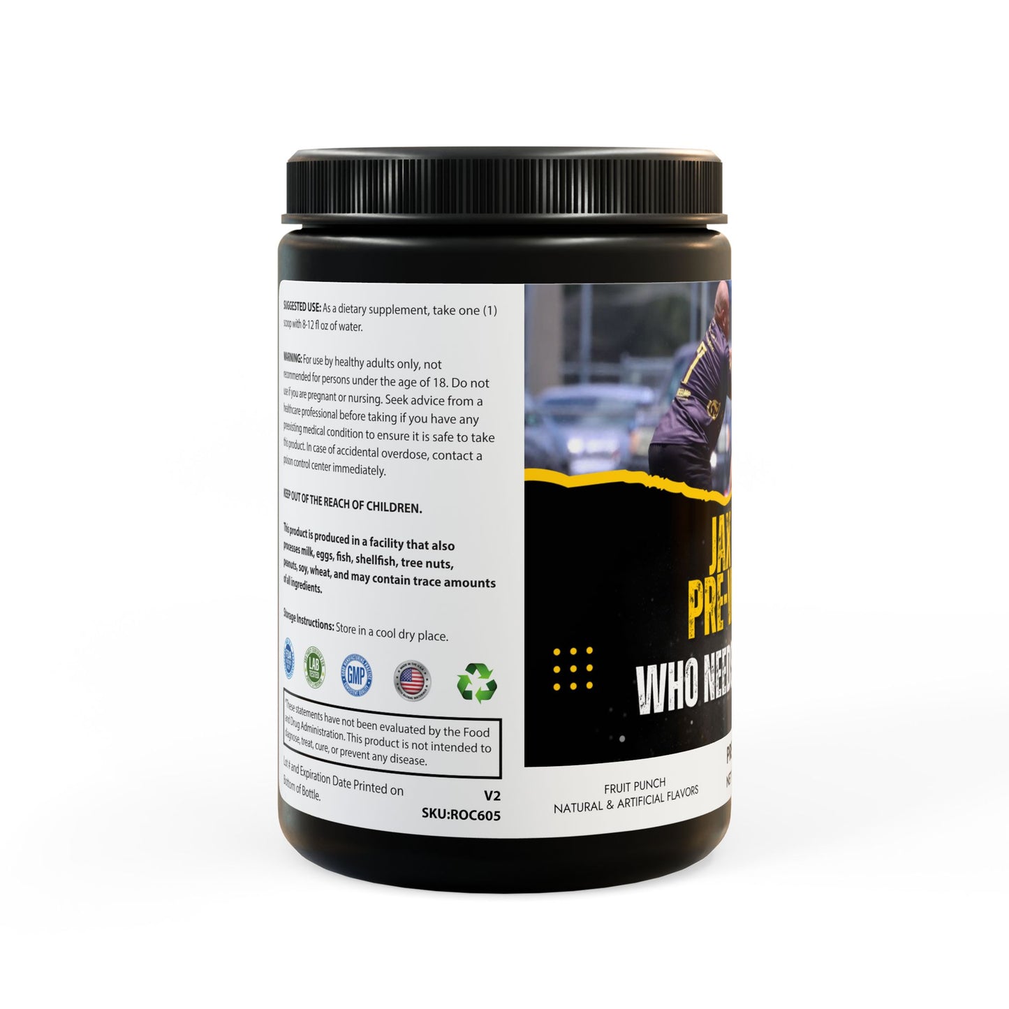 Pre-Workout Supplement, Fruit Punch (204g, 7.1oz)