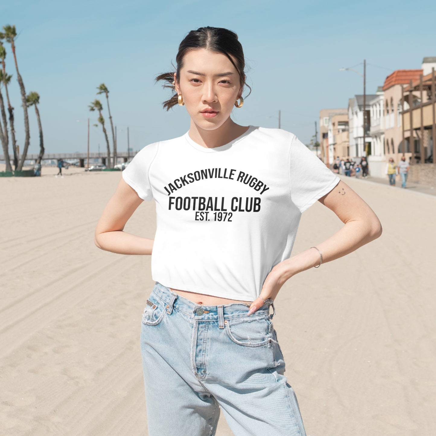 1972 Flowy Cropped Tee